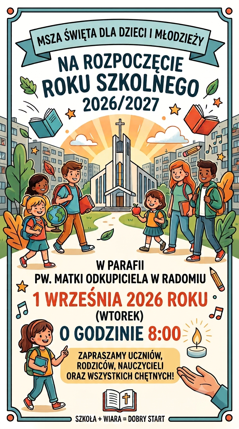 Msza święta na rozpoczęcie roku szkolnego