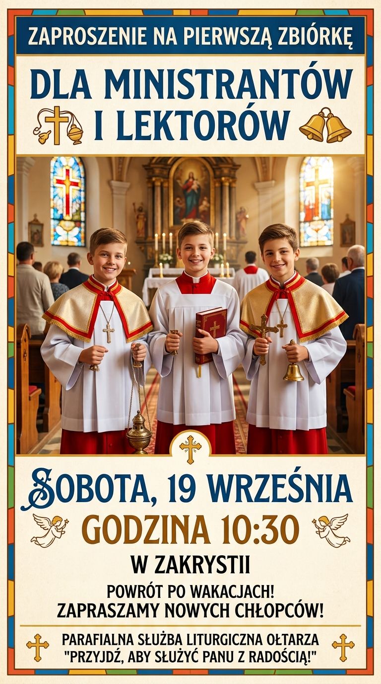 Pierwsze powakacyjne spotkanie ministrantów