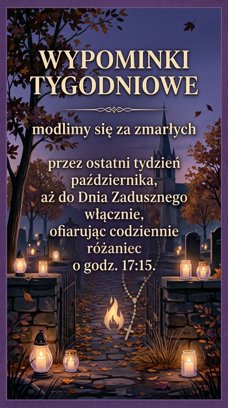 WYPOMINKI TYGODNIOWE